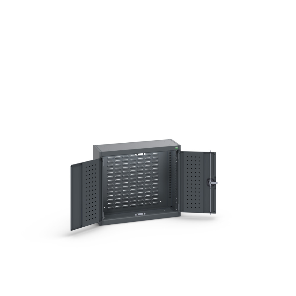 Armoire Murale a Bacs Cubio 40031061.77V – Tôle d&rsquo;acier, 800x325x700 mm, RAL 7016 - Image 1
