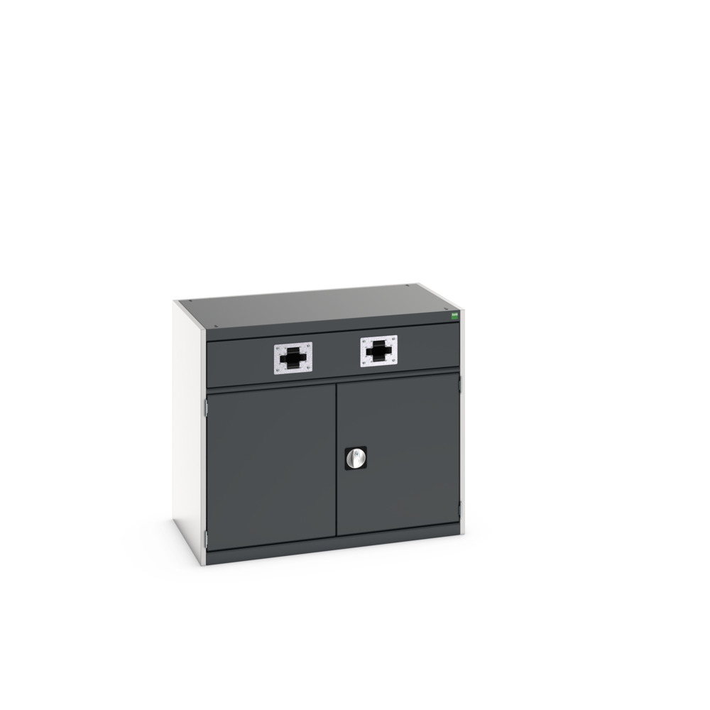 Armoire Kfz Gestion de Fluides Cubio 45001077.19V – Portes Perfo, Double Guide – 1050x650x900 mm 2