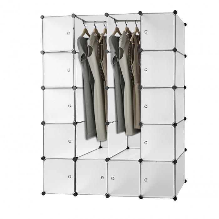 Etagère Rayonnage 20 casiers – Blanc 2