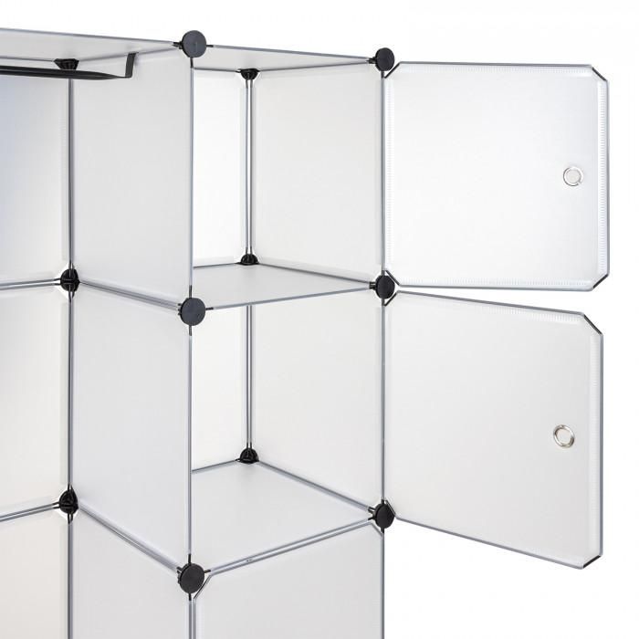Etagère Rayonnage 20 casiers – Blanc 3