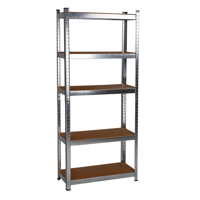Étagère galvanisée 5 rayonnages bois modulable atelier 1