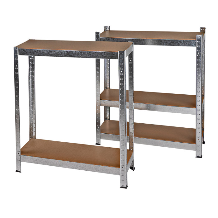 Étagère galvanisée 5 rayonnages bois modulable atelier 3