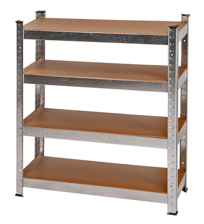 Étagère galvanisée 5 rayonnages bois modulable atelier 4