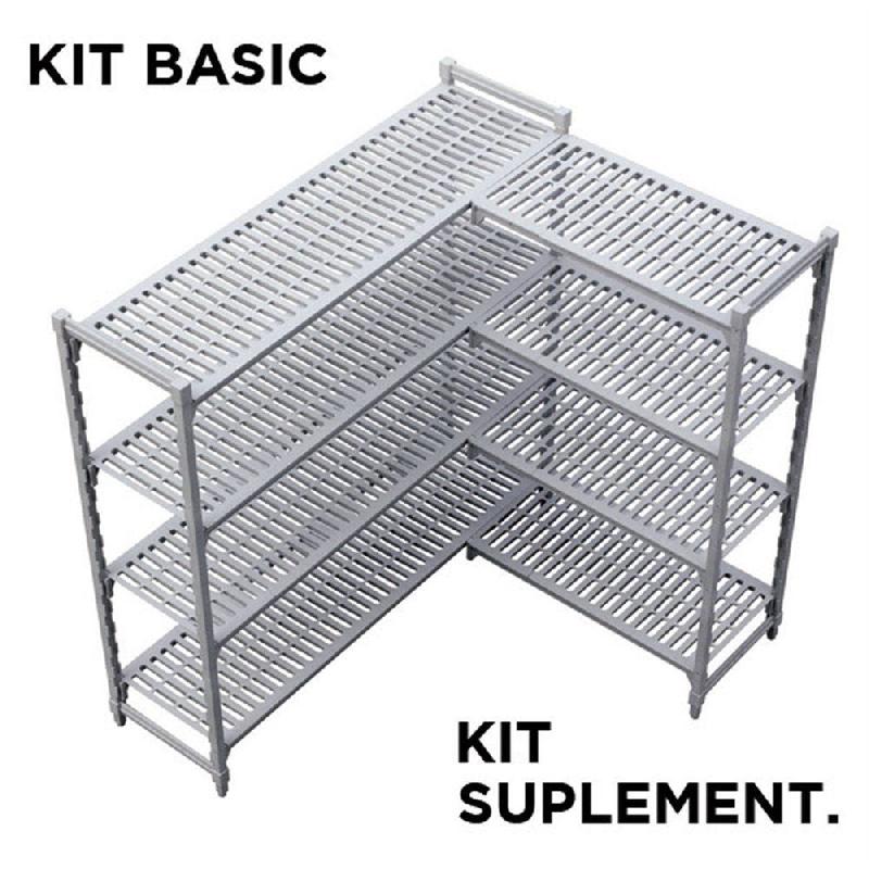 Etagère supplémentaire Windshelving 61x91x180cm acier - Image 1