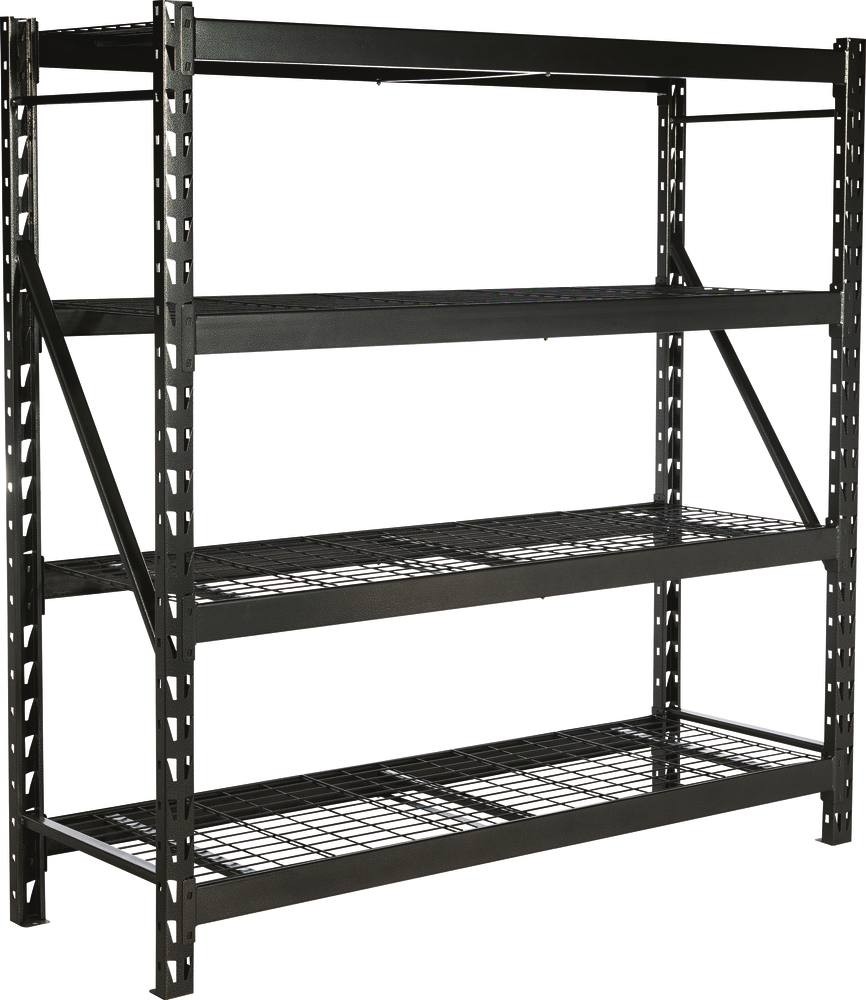 Étagère rayonnage d&rsquo;atelier 4 tablettes 1829x1829x610mm – charge max 2000 kg 1