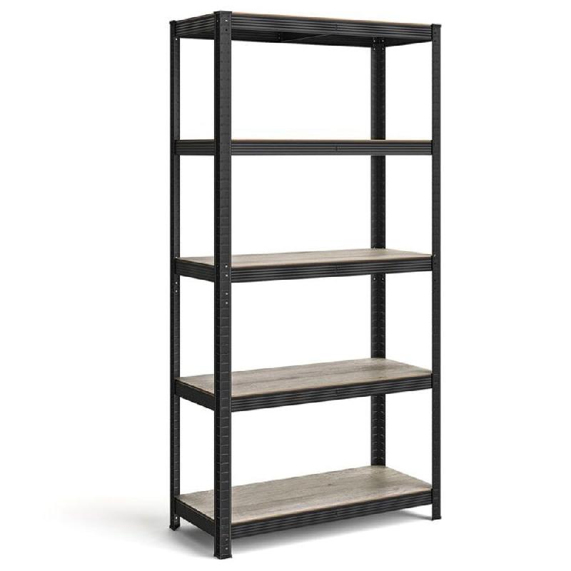 Helloshop26 – Étagère charge lourde métallique 180 x 90 x 40 cm 5 niveaux charge totale 875 kg (175 kg/niveau) étagère de rangement 12_0005587 – - Image 1