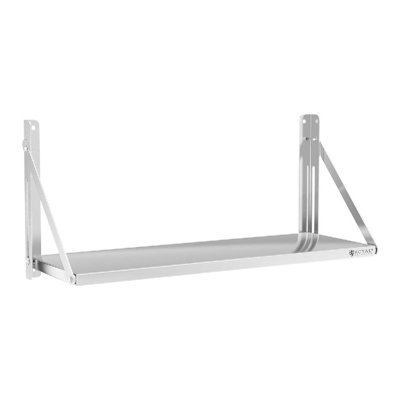 Helloshop26 – Étagère murale pliable professionnel acier inoxydable 100 x 30 cm 40 kg 14_0001572 – 3000187598984 1