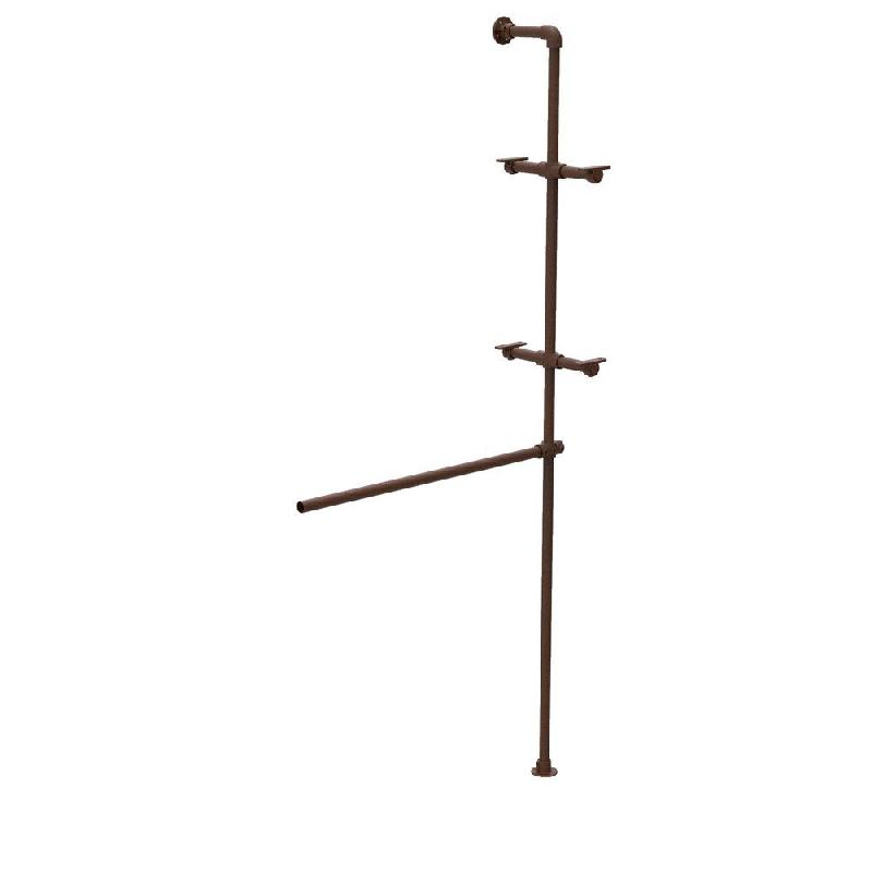 Kit extension pour structure Urban penderie + 2 supports tablettes réf. 46675 – Système tubulaire modulable et robuste - Image 1