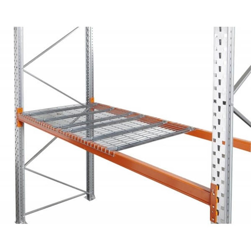 Platelage grillagé pour rack palettier 880×1100 mm – Plancher métallique de stockage avec 3 renforts – Capacité 800 kg 1