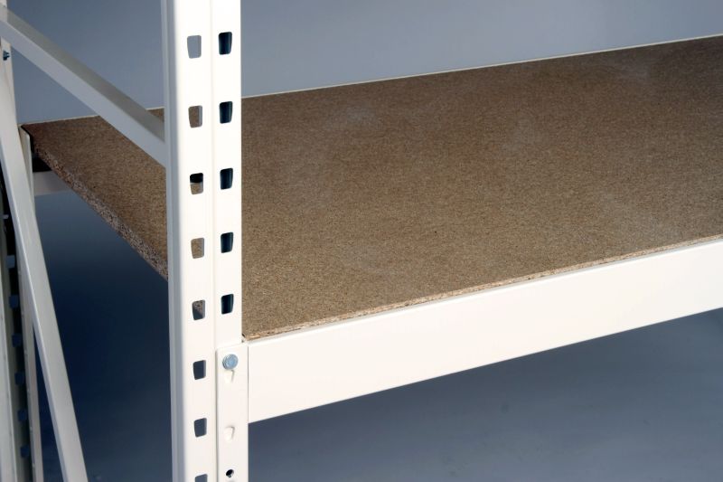 Dessus de niveau ProfilRAC pour rayonnage – en aggloméré ou mélaminé blanc 22 mm 1