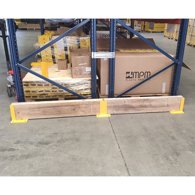 Protection de rive pour rayonnage – Longueur 2500 mm – Réf. SDFR1956 – Kit complet avec bastaings bois et ancrages 1