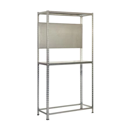 Rack à pneus avec panneau perforé – 3 niveaux, charge 200 kg, hauteur 2000 mm, longueurs 1000 ou 1200 mm 3