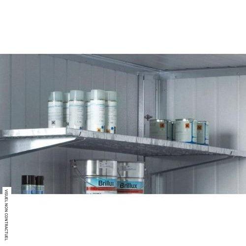 Rack avec 3 étagères longues surface utile d&rsquo;un niveau – CEMO – Accessoire de rayonnage 1