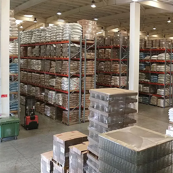 Rack à palettes grande hauteur 4 niveaux – Hauteur 7500mm, Longueur 2700mm, Profondeur 1100mm – Charge max 1000kg par palette 2