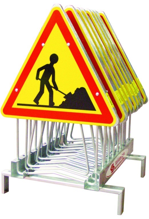 Rack pour 10 panneaux Taliaplast – Acier galvanisé – Réf. RCKPNTLACGLV-TL01 - Image 1