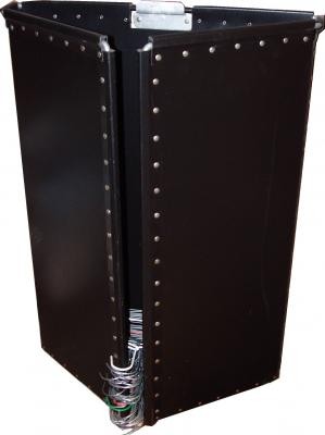 Bac range cintres en fibre – 600 x 500 x 250 mm – acier galvanisé – Réf. 301778 1