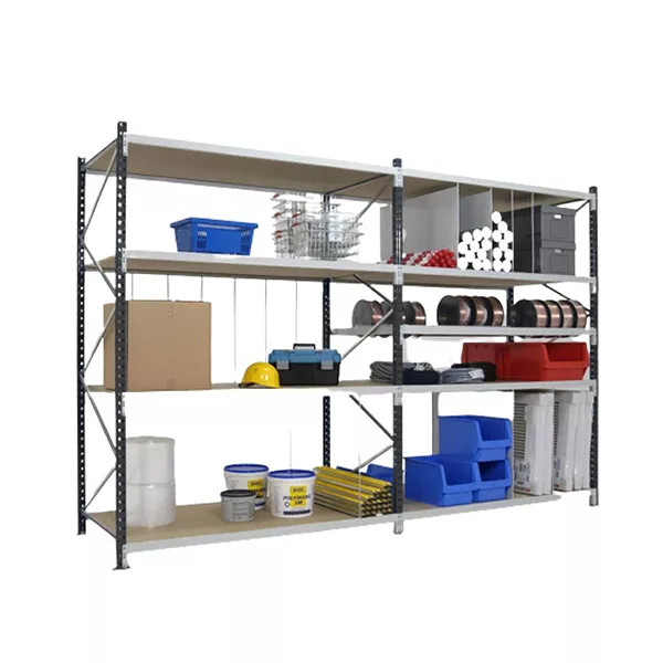 Rayonnage mi-lourd 4 niveaux – Hauteur 2500mm – Longueur 1800mm – Profondeur 800mm – Modulable 1