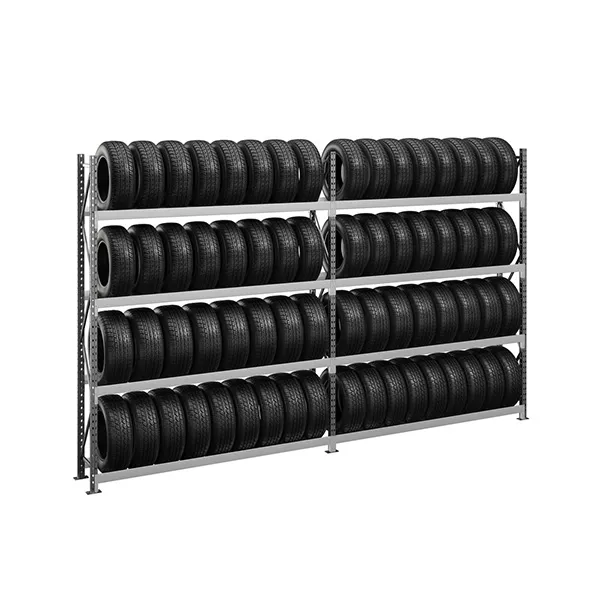 Rack à pneus 4 niveaux – Hauteur 2500 mm – Longueur 2000 mm – Profondeur 400 mm – Pour véhicules légers 2