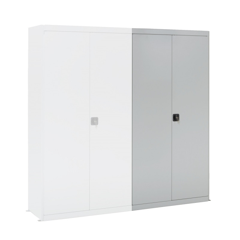 Rayonnage armoire double porte avec serrure – Hauteur 2000 mm – Charge 150 kg/niveau – Fabriqué en France - Image 2