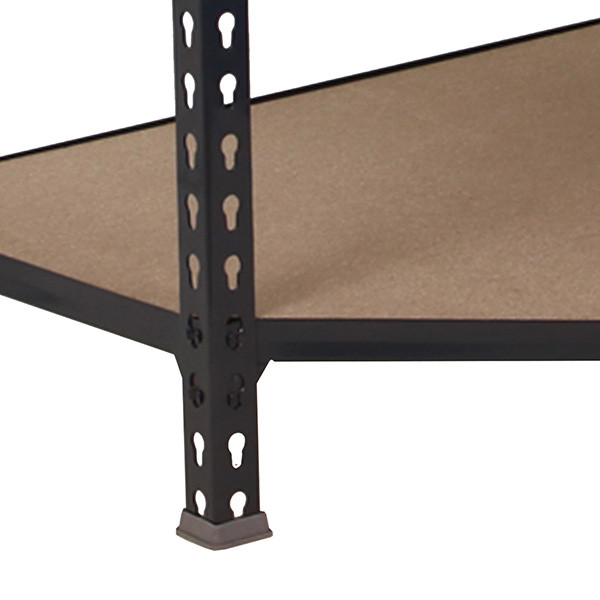 Rayonnage d&rsquo;angle 3 niveaux – Hauteur 900 mm – Charge 200 kg/niveau – Profondeur 300, 400 ou 500 mm 4