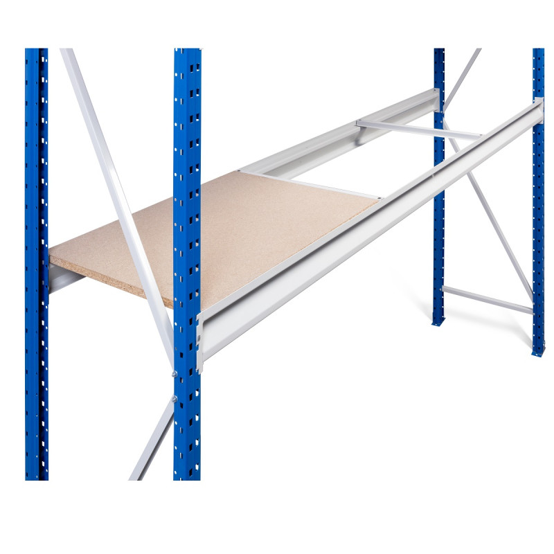 Rayonnage industriel mi-lourd polyvalent – Hauteur 2000 mm avec 2 niveaux – Charge 850 kg par niveau 3