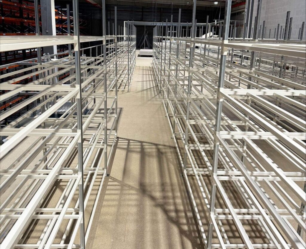 Rayonnage léger ProfilTUB – Rack métallique pour stockage jusqu&rsquo;à 250 kg par niveau – Fabriqué en France par Diplex 1