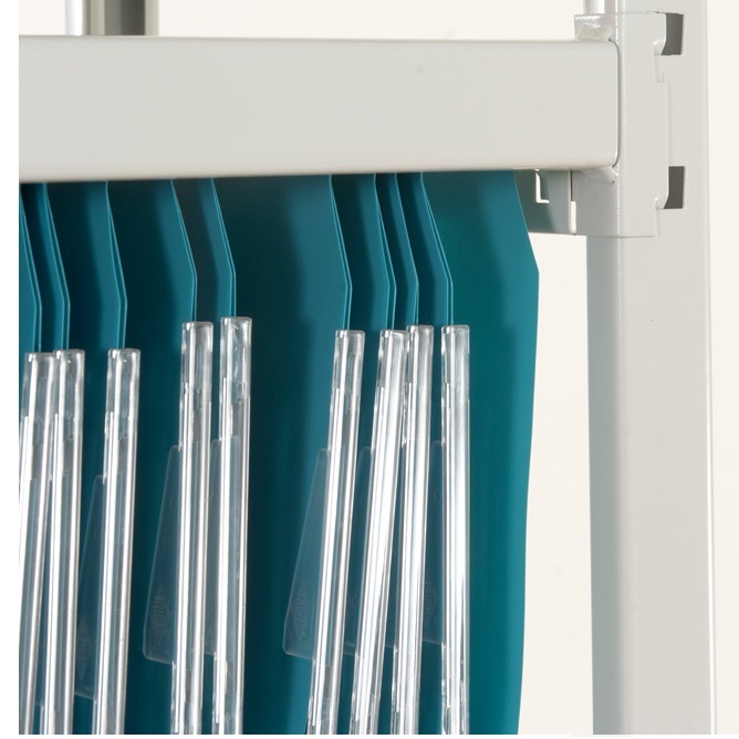 Rayonnage pour dossiers suspendus – 6 ou 7 niveaux – Hauteur 2000 mm – Longueur 1000 ou 1250 mm – Profondeur 370 mm 4
