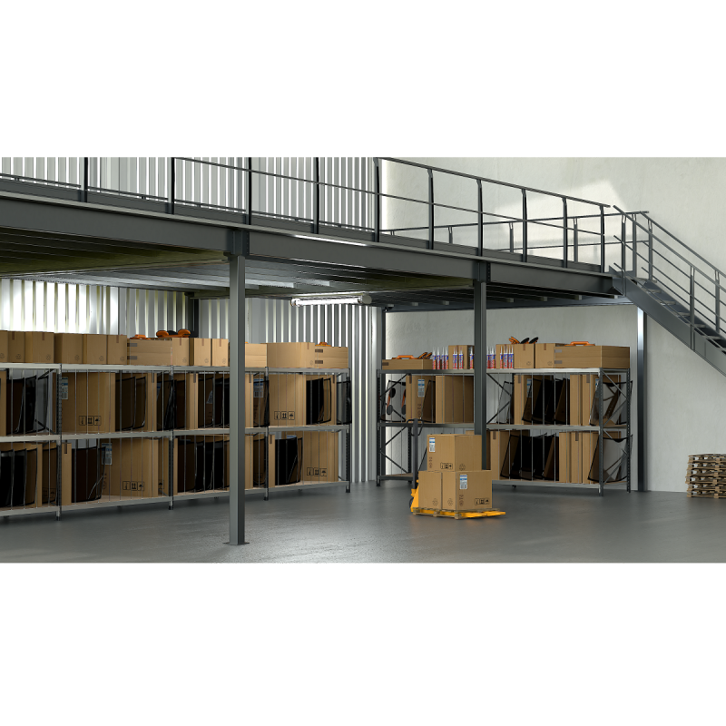 Rayonnage pour stocker les pare-brises – 3 niveaux, profondeur 1000 mm, fabriqué en France 2