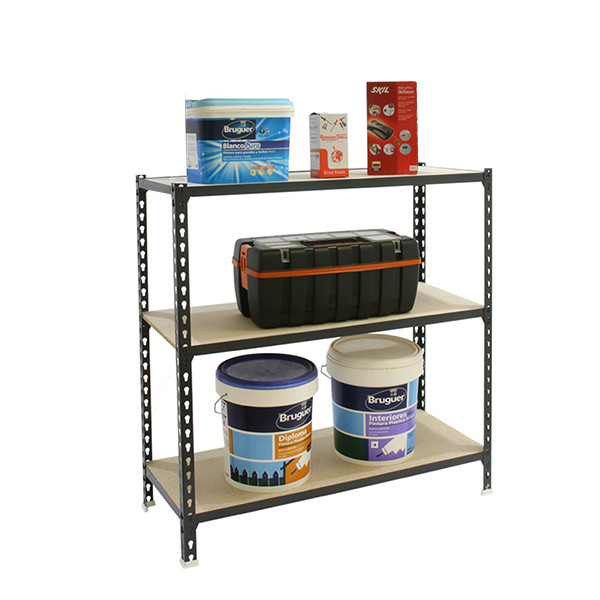 Rayonnage supplémentaire d&rsquo;angle – 3 ou 5 niveaux – 150 kg/niveau – Profondeur 300, 400 ou 500 mm 1