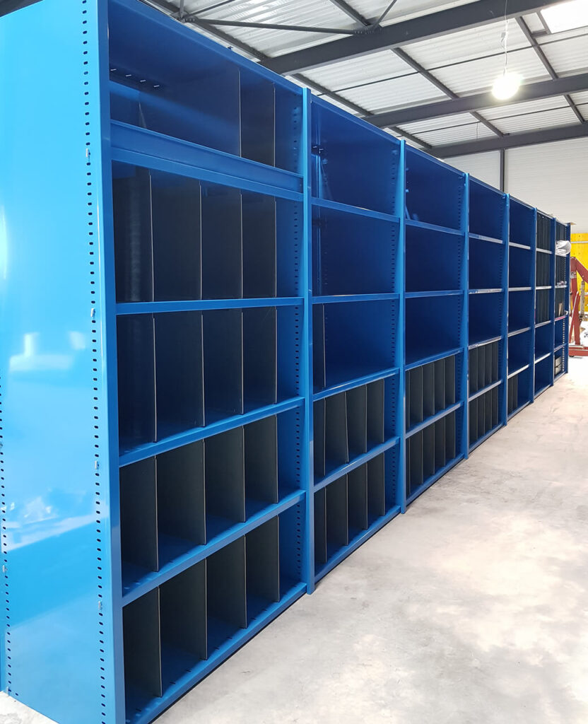 Rayonnage d’archives et de bureau – Étagères métalliques pour boîtes, classeurs et dossiers suspendus 2