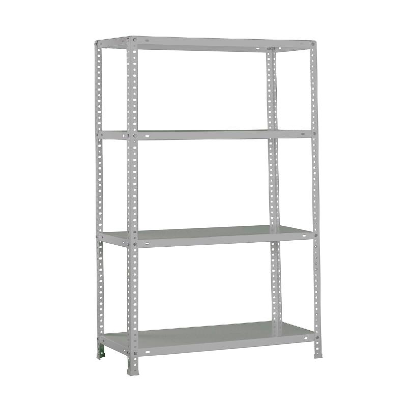 SimonRack Étagère métallique avec vis 1500x1100x300 mm, 4 niveaux, point de flexion 90 kg, Gris – Comfort – métal 8425437130274 1