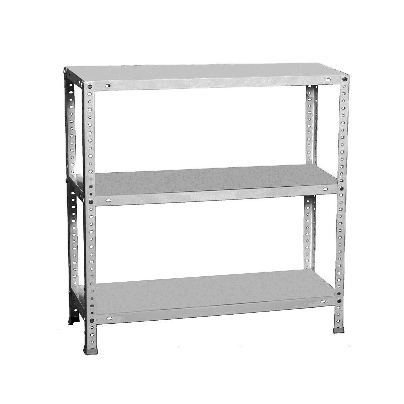 SimonRack Étagère métallique avec vis 1500x1100x400 mm, 4 niveaux, point de flexion 75 kg, Galvanisé – Advantage – métal 8425437129865 - Image 1