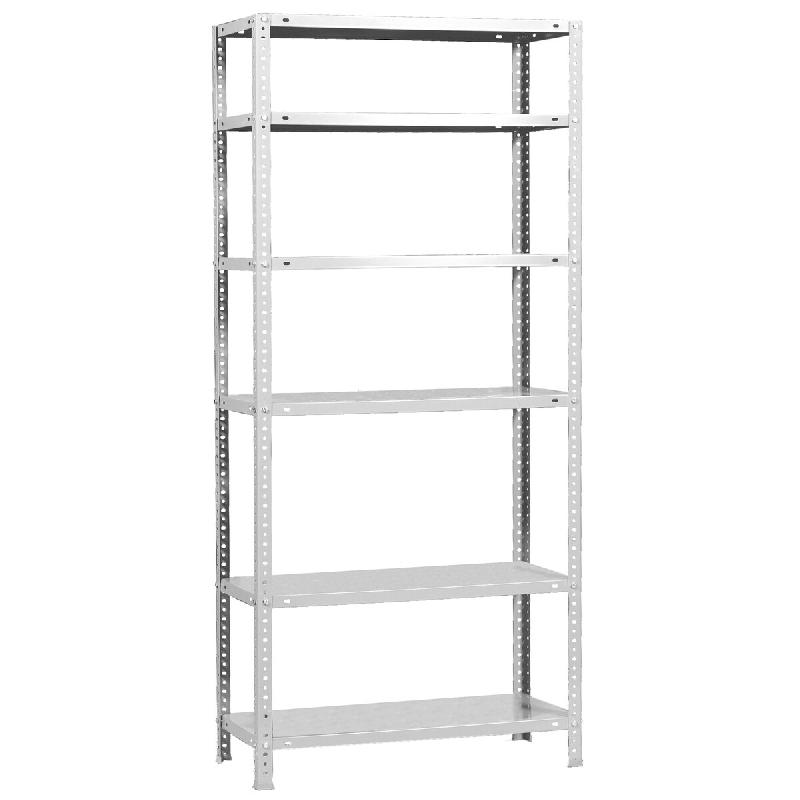 SimonRack Étagère métallique avec vis 2000x1100x400 mm, 6 niveaux, point de flexion 75 kg, Blanc – Advantage – métal 8425437129964 1