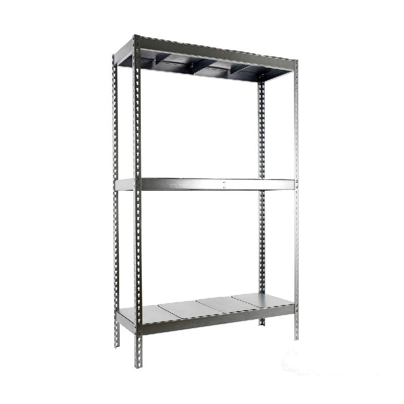 SimonRack Rayonnage industriel, 2000x1200x750 mm, 400 kg au point de flexion, 3 étagères métalliques, rayonnage garage, Galvanisé- Ecoforte – arge - Image 1