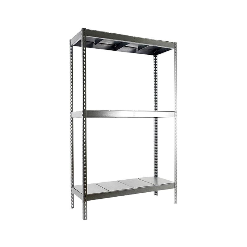 SimonRack Rayonnage industriel, 2000x1500x450 mm, 400 kg au point de flexion, 3 étagères métalliques, rayonnage garage, Galvanisé- Ecoforte – arge - Image 1