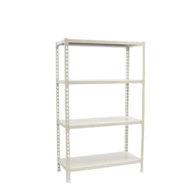 SimonRack Rayonnage métallique, 1500x800x400 mm, 4 niveaux, tablette métallique, 180 kg au point de flexion, Blanc – Simonclick – métal 8435104974353 1