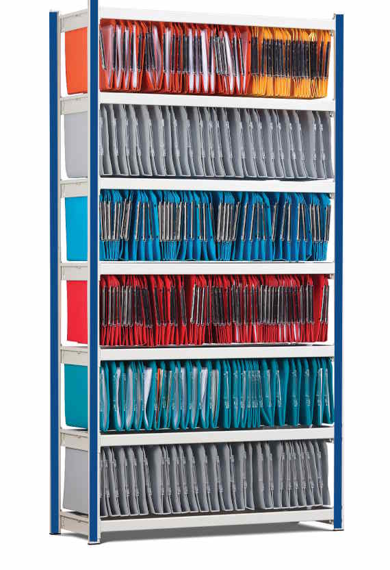 Tablette RANG&rsquo;ECO pour dossiers suspendus – Longueur 100 ou 125 cm x profondeur 37 cm – Fabrication Française 1