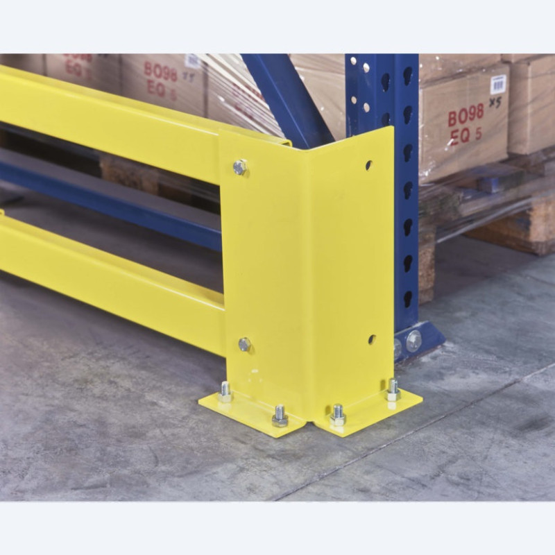 Traverse télescopique réglable pour rayonnage – Acier jaune – Fabrication Française – 0.9 à 2.75 m 3