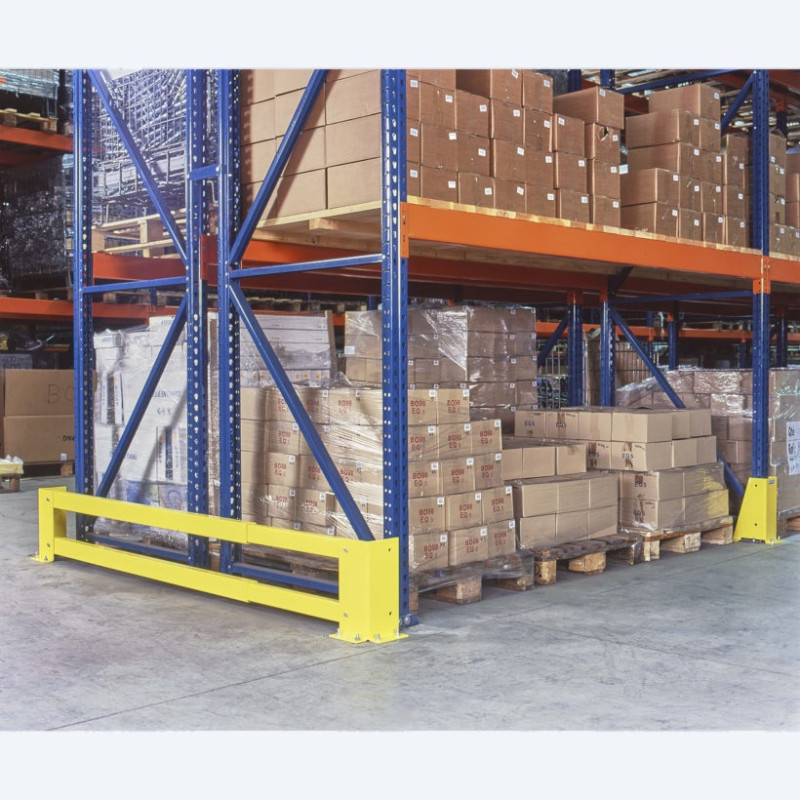 Traverse télescopique réglable pour rayonnage – Acier jaune – Fabrication Française – 0.9 à 2.75 m 1