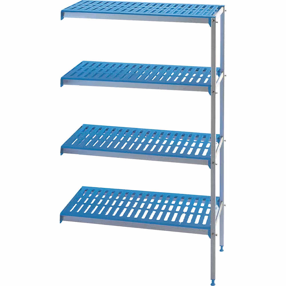 Rayonnage angulaire en aluminium anodisé GN 4 niveaux Modular Rack – 15 kg 1