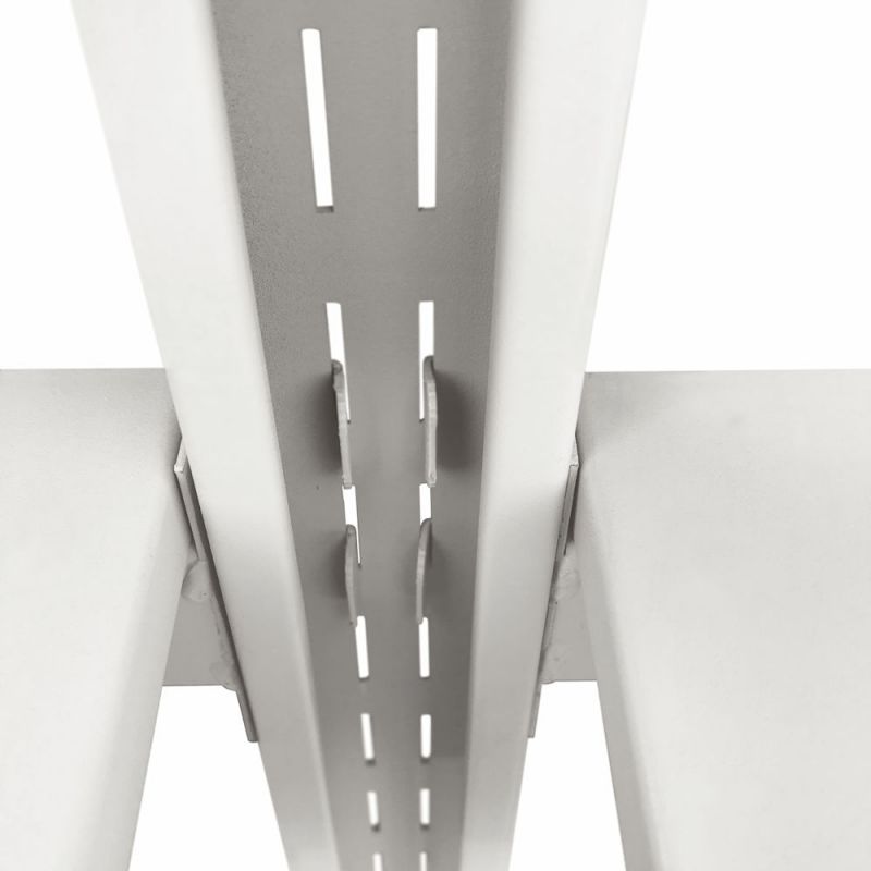 Rayonnages métalliques multi-usages RAYARCH – 2000 mm, profondeur 300 ou 600 mm, 5 étagères, charge 300 kg/étagère 2