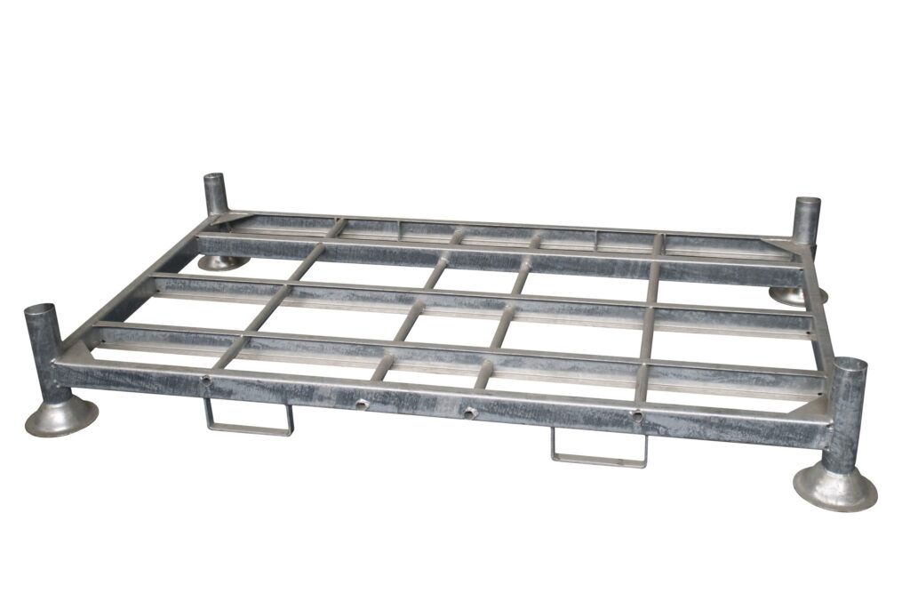 Rack mobile double avec plaque en contreplaqué – 1850x1035x310mm – location 2