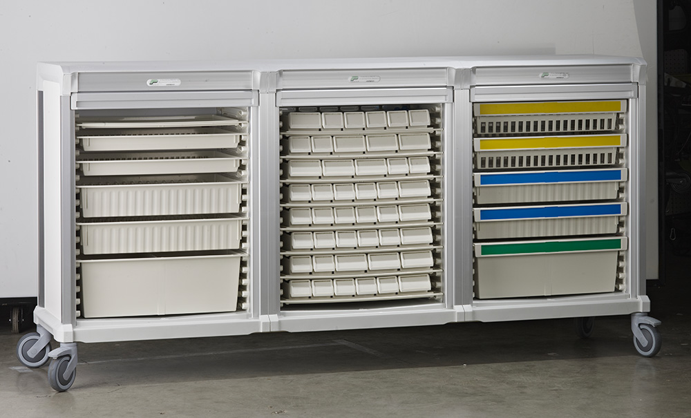 STOCKAGE PILULIER – Bacs 600 x 400 mm et armoires avec ou sans porte 3
