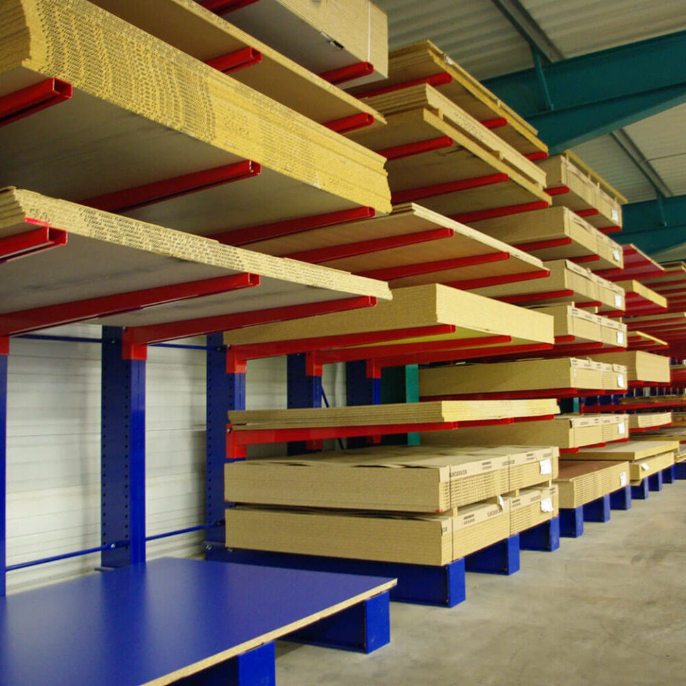 Rayonnage cantilever ProfilCANT – Stockage industriel pour produits longs, tubes, panneaux, bois – Jusqu&rsquo;à 11 tonnes 4