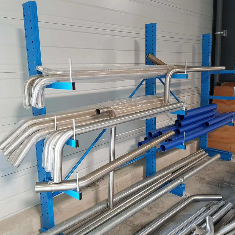 Rayonnage cantilever MiniCANT – Stockage manuel pour produits longs jusqu&rsquo;à 800 kg par colonne 4