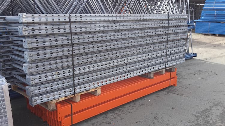 Rack à palette d&rsquo;occasion ELVEDI – 3T par niveau, 7 travées de 2700 mm 1