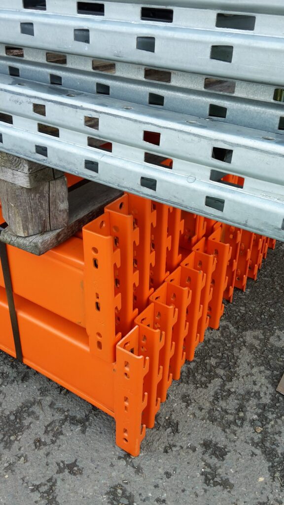 Rack à palette d&rsquo;occasion ELVEDI – 3T par niveau, 7 travées de 2700 mm 2