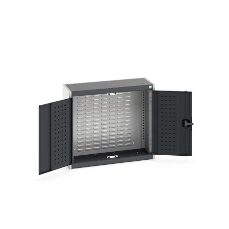 Armoire murale à bacs CUBIO BOTT – Hauteur 700 mm, largeur 800 ou 1050 mm, profondeur 325 mm, 2 portes 1