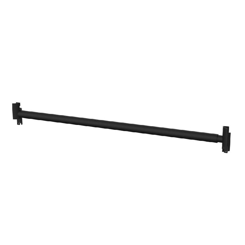 Barre de penderie Round –  tube rond – Pas de 600 – noir mat - Image 1