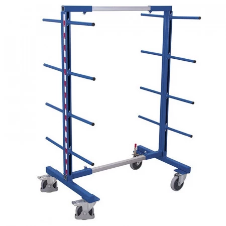 Cantilever mobile réglable simple ou double face – 2 ou 3 montants – 8 à 24 bras – Charge max. 400 kg 1